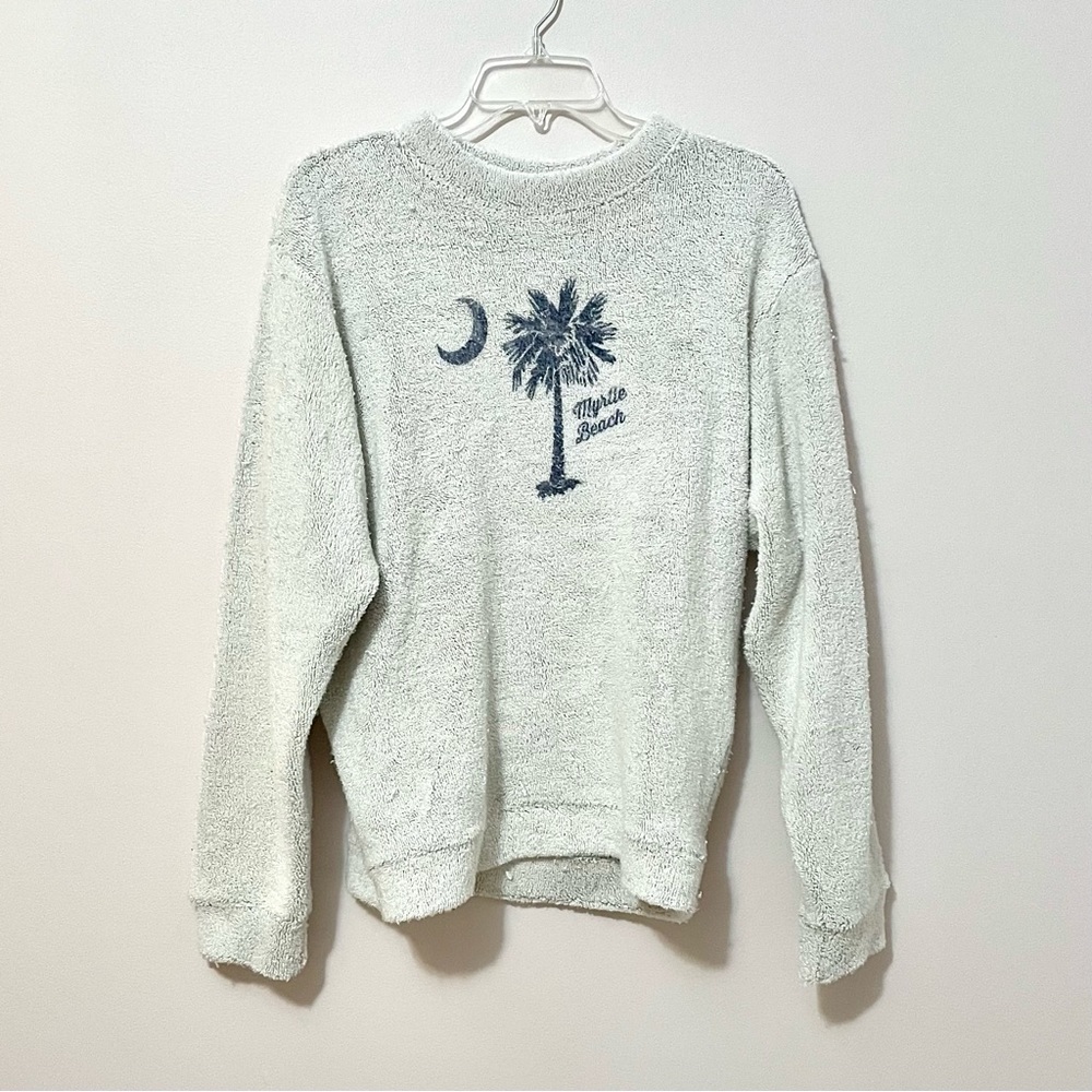 Slouchy Terry Cloth Myrtle Beach Sweatshirt